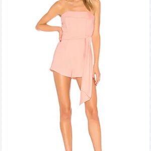 Strapless Pink Romper
